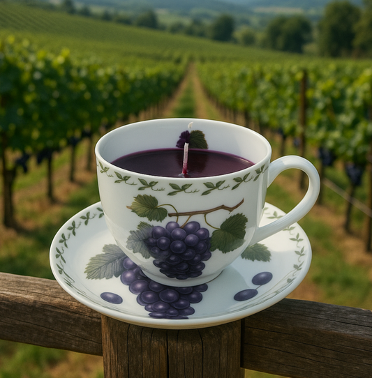 Maxwell Williams Orchard Fruits Teacup & Saucer (Blueberry)